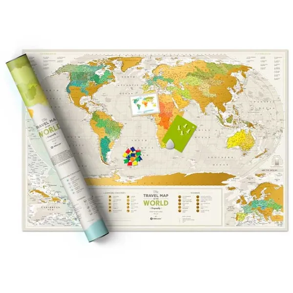 Настольная игра 1DEA.me Travel Map Geography World 7+/ Развитие photo 4