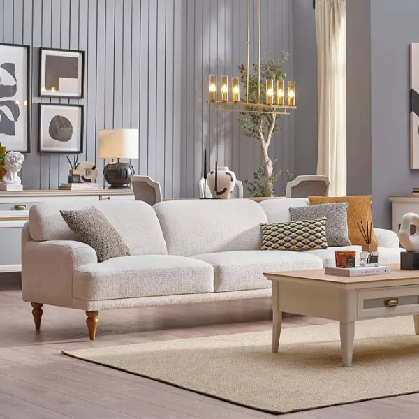 Canapea Dogtas Toscana (3120012962) Chenille / White photo 3 Canapea Dogtas Toscana (3120012962) Chenille / White photo 3