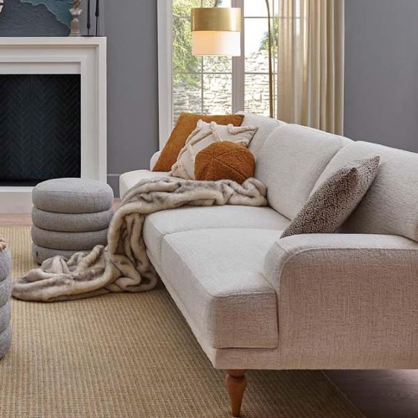 Canapea Dogtas Toscana (3120012962) Chenille / White photo 5 Canapea Dogtas Toscana (3120012962) Chenille / White photo 5