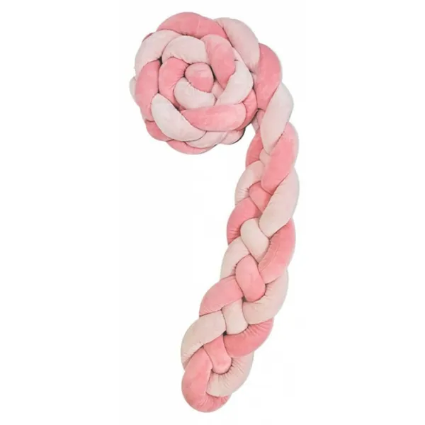 Bară de protecție impletită pentru pătuț Kikka Boo 41109050142  Pink / Pluș  photo 1 Bară de protecție impletită pentru pătuț Kikka Boo 41109050142  Pink / Pluș  photo 1