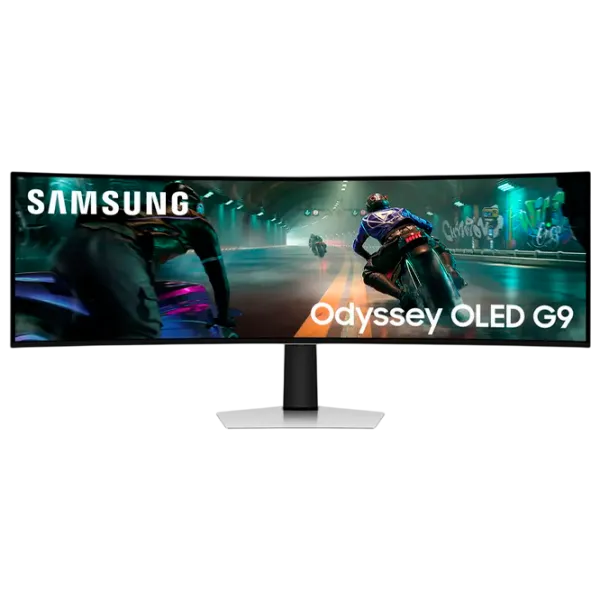 Monitor Samsung Odyssey G9 S49DG910 49" DQHD  144 Hz / 0.03 ms / Silver photo 1