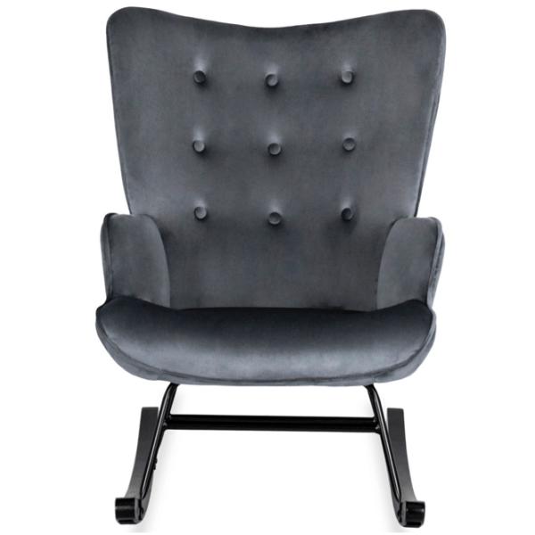 Fotoliu balansoar Mebel Elite Elis Black Gray photo 1 Fotoliu balansoar Mebel Elite Elis Black Gray photo 1