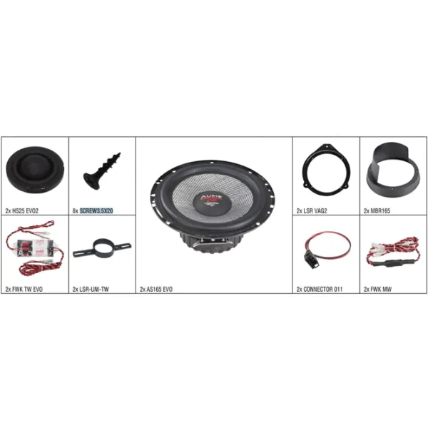 Boxe auto Audio System M165 EVO2 130 W photo 2
