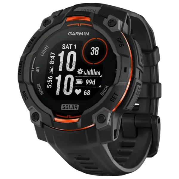 Ceas inteligent Garmin Instinct 3 Solar  1.1" / 45 mm / Black - Black / 010-02934-00 photo 1 Ceas inteligent Garmin Instinct 3 Solar  1.1" / 45 mm / Black - Black / 010-02934-00 photo 1