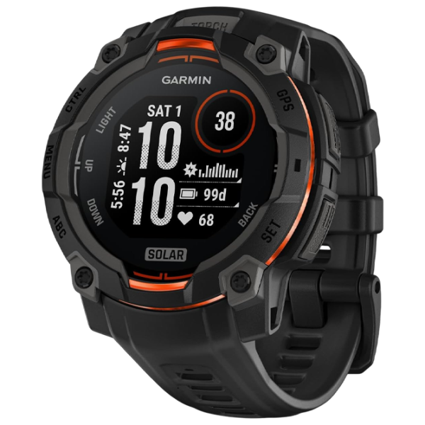 Ceas inteligent Garmin Instinct 3 Solar  1.1" / 45 mm / Black - Black / 010-02934-00 photo 1 Ceas inteligent Garmin Instinct 3 Solar  1.1" / 45 mm / Black - Black / 010-02934-00 photo 1