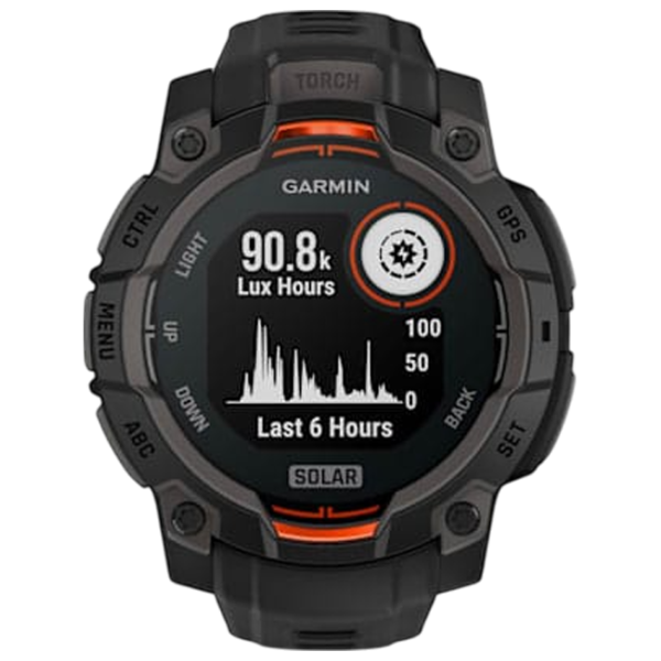 Ceas inteligent Garmin Instinct 3 Solar  1.1" / 45 mm / Black - Black / 010-02934-00 photo 4 Ceas inteligent Garmin Instinct 3 Solar  1.1" / 45 mm / Black - Black / 010-02934-00 photo 4