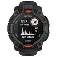 Умные часы Garmin Instinct 3 Solar 1.1" / 45 мм / Черный - Чёрный / 010-02934-00 photo 4