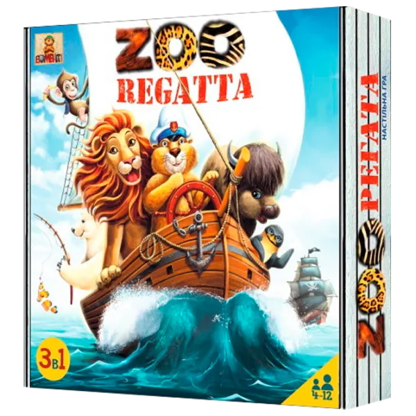 Настольная игра ChiToys ZOOregata 4+/ Развитие photo 1