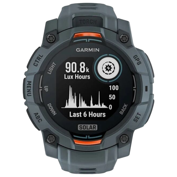 Ceas inteligent Garmin Instinct 3 Solar  1.1" / 45 mm / Gray - Twilight / 010-02934-01 photo 2