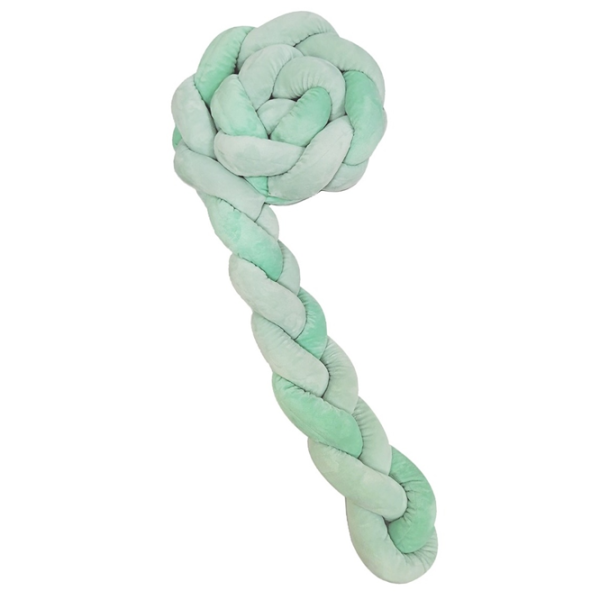 Bară de protecție impletită pentru pătuț Kikka Boo 41109050140  Mint / Pluș  photo 1 Bară de protecție impletită pentru pătuț Kikka Boo 41109050140  Mint / Pluș  photo 1