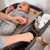 Masă de înfăşat BabyGo Change Me Unisex / 0+ / Black photo 5