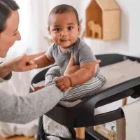 Masă de înfăşat BabyGo Change Me Unisex / 0+ / Black photo 6