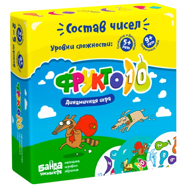 Настольная игра The Brainy Band Фрукто 10 7+/ Развитие photo 1
