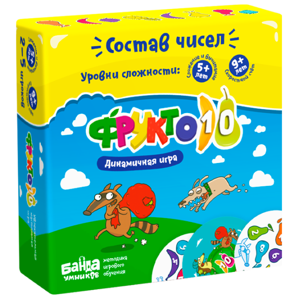 Настольная игра The Brainy Band Фрукто 10 7+/ Развитие photo 1