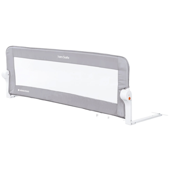 Barieră pentru pătuț Kikka Boo 31003050015  Grey / Plasă photo 1