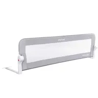 Barieră pentru pătuț Kikka Boo 31003050010  Grey / Plasă