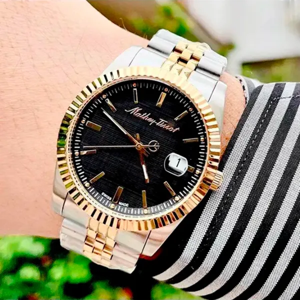 Ceas de mână pentru bărbați Mathey-Tissot H810BN Cuarț / 40 mm photo 2