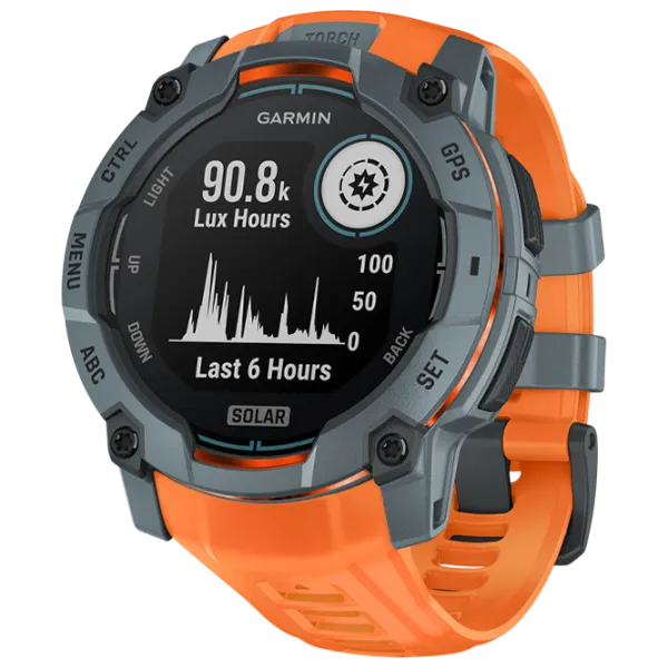 Умные часы Garmin Instinct 3 Solar  1.1" / 50 мм / Серый - Солнцестояние / 010-02935-01 photo 1