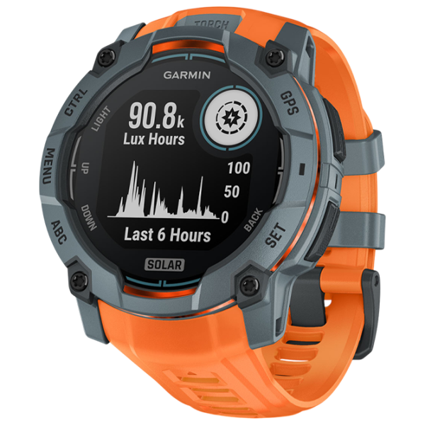 Умные часы Garmin Instinct 3 Solar  1.1" / 50 мм / Серый - Солнцестояние / 010-02935-01 photo 1