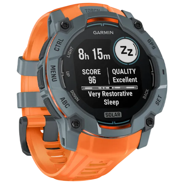 Умные часы Garmin Instinct 3 Solar  1.1" / 50 мм / Серый - Солнцестояние / 010-02935-01 photo 3