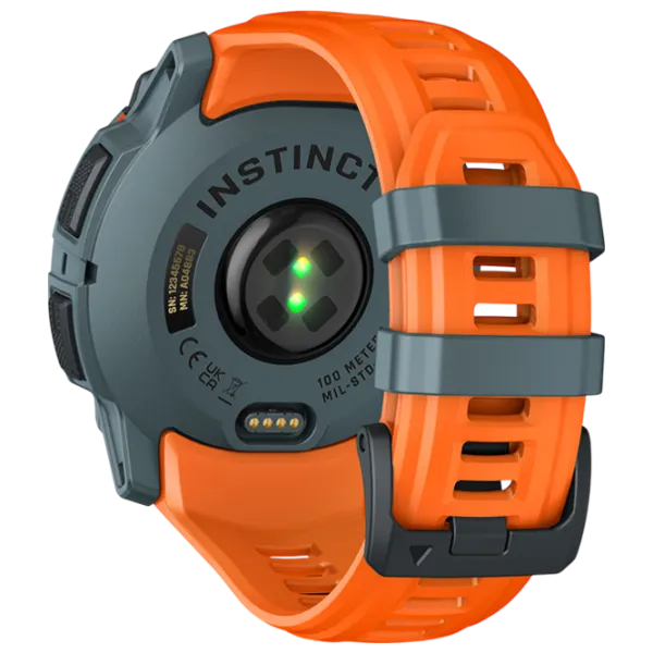 Умные часы Garmin Instinct 3 Solar  1.1" / 50 мм / Серый - Солнцестояние / 010-02935-01 photo 4