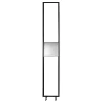 Шкаф пенал Aquatoria 152 Eclipse Напольная / ДСП / Белый