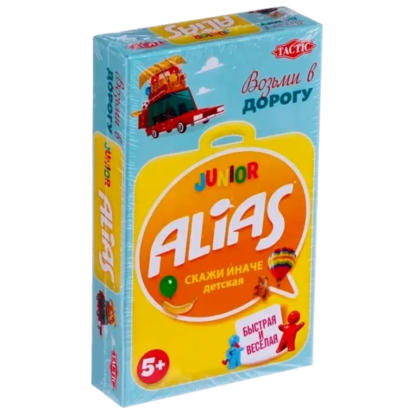 Joc de masă Tactic Alias Junior Travel 5+/ Carti de joc photo 1