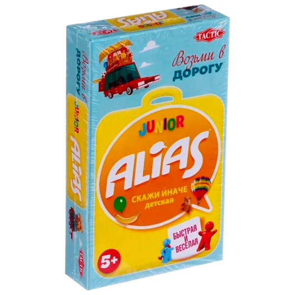 Joc de masă Tactic Alias Junior Travel 5+/ Carti de joc photo 1
