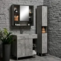 Dulap penal Aquatoria 152 Loft Pe podea / DSP / Gray photo 3