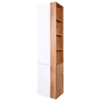 Шкаф пенал Aquatoria 153 Sirius L/R Настенная / ДСП / Белый