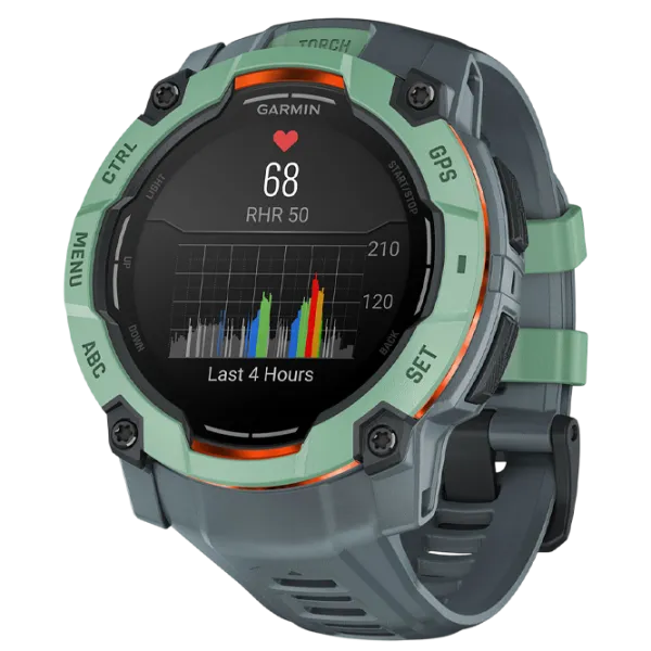 Ceas inteligent Garmin Instinct 3  1.3" / 50 mm / Neotropic - Twilight / 010-03020-01 photo 1
