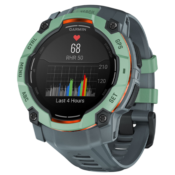 Ceas inteligent Garmin Instinct 3  1.3" / 50 mm / Neotropic - Twilight / 010-03020-01 photo 1