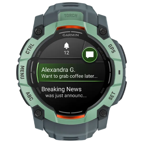 Ceas inteligent Garmin Instinct 3  1.3" / 50 mm / Neotropic - Twilight / 010-03020-01 photo 2
