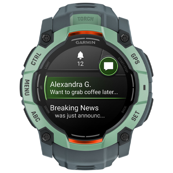 Ceas inteligent Garmin Instinct 3  1.3" / 50 mm / Neotropic - Twilight / 010-03020-01 photo 2