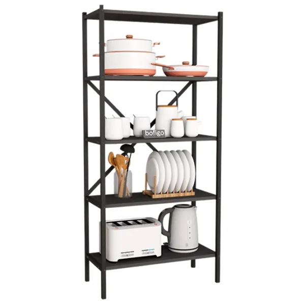 Etajeră Nex Home 13-05-01 PAL / Anthracite Black photo 1
