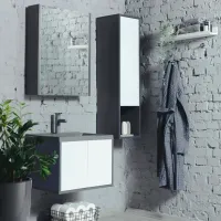 Dulap penal Aquatoria 151 Neo Pe perete / DSP / Black photo 2