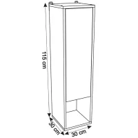 Dulap penal Aquatoria 151 Spirit Pe perete / DSP / Oak photo 2