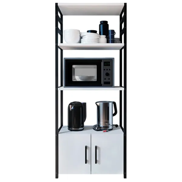 Etajeră Nex Home 28-04-01 Metal / White Black photo 2 Etajeră Nex Home 28-04-01 Metal / White Black photo 2