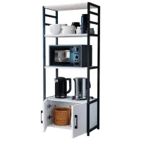 Etajeră Nex Home 28-04-01 Metal / White Black photo 3