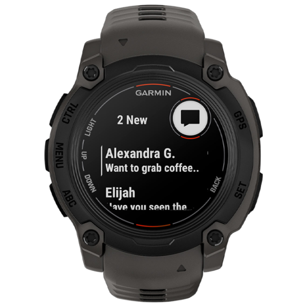 Ceas inteligent Garmin Instinct E  0.86" / 40mm / Black - Charcoal / 010-02932-00 photo 2