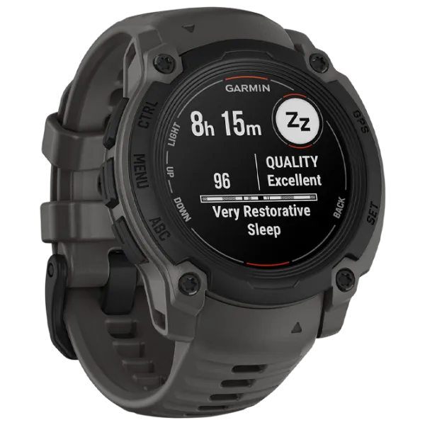 Ceas inteligent Garmin Instinct E  0.86" / 40mm / Black - Charcoal / 010-02932-00 photo 3