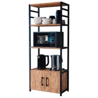 Стеллаж Nex Home 28-04-02 Металл / Дуб Черный