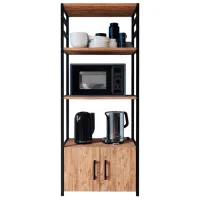 Etajeră Nex Home 28-04-02 Metal / Oak Black photo 2