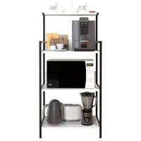 Etajeră Nex Home 28-01-01 Metal / White Black photo 2