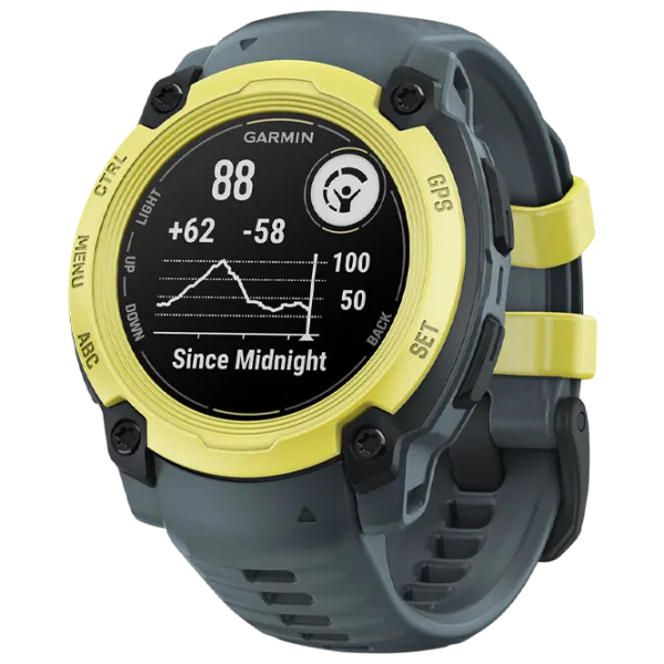 Ceas inteligent Garmin Instinct E  0.86" / 40mm / Lime - Twilight / 010-02932-01 photo 1
