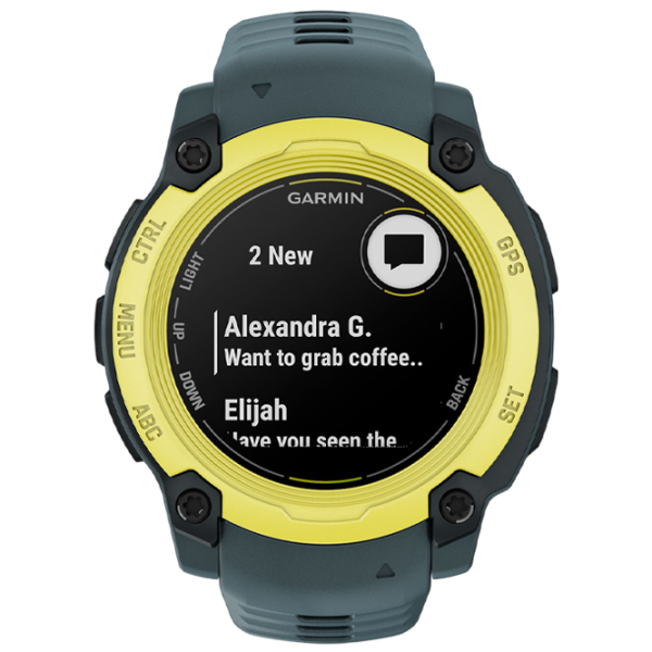 Ceas inteligent Garmin Instinct E  0.86" / 40mm / Lime - Twilight / 010-02932-01 photo 2