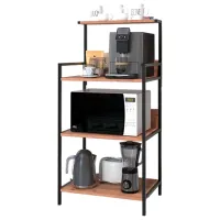 Стеллаж Nex Home 28-01-02 Металл / Дуб Черный