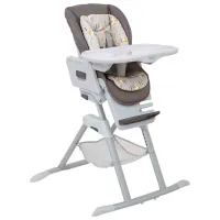 Стульчик для кормления Joie Mimzy Spin Geometric Mountains (H1124BAGEM000) / 0 месяцев / Коричневый 