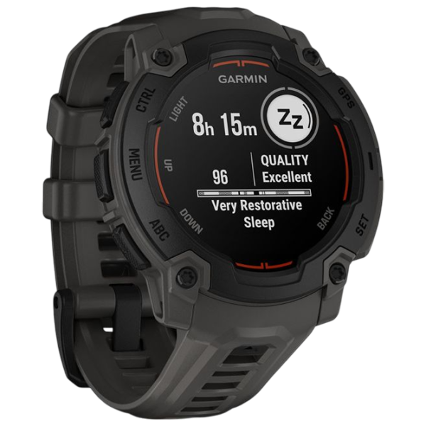 Ceas inteligent Garmin Instinct E  0.9" / 45 mm / Black - Charcoal / 010-02933-00 photo 3