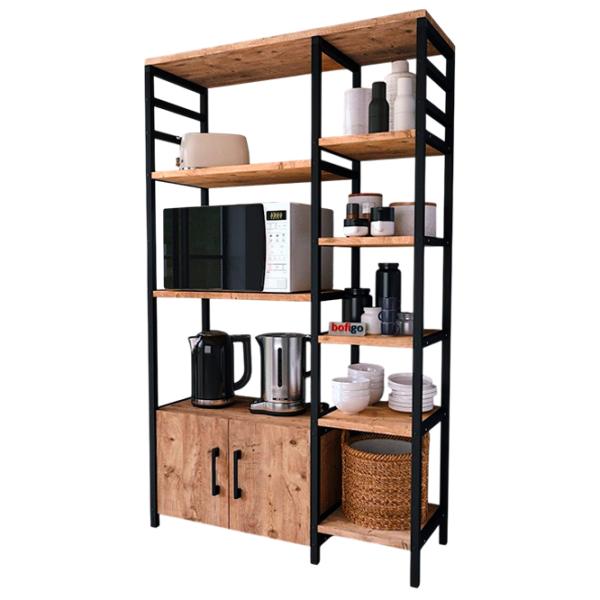 Стеллаж Nex Home 28-08-02 Металл / Дуб Черный photo 1 Стеллаж Nex Home 28-08-02 Металл / Дуб Черный photo 1